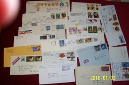 LOT DE  LETTRES DES USA  DESTINATION DIVERSE - Sonstige & Ohne Zuordnung