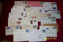 LOT DE  LETTRES DES USA  DESTINATION DIVERSE - Sonstige & Ohne Zuordnung