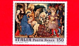 Nuovo - MNH - ITALIA - 1970 - Natale - POSTA AEREA - 150 L. • Dipinto "Adorazione Dei Magi" Di Gentile Da Fabriano - Luchtpost