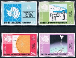 Territoire Antarctique Britannique - 20e Anniversaire Du Traité Sur L'Antarctique 101/104 ** - Unused Stamps