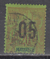 Mayotte    Scott No. 25    Used     Year  1912 - Used Stamps