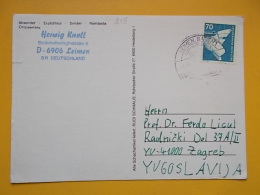 D 215 - LEIMEN CARTE POSTALE Correspondence Chess Fernschach Postcard - Other & Unclassified