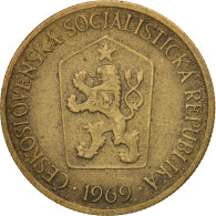 Monnaie, Tchécoslovaquie, Koruna, 1969, TTB, Aluminum-Bronze, KM:50 - Czechoslovakia