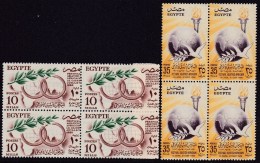 Egypt 1956 Afro-asian Festival Sc 384-85 Mint Never Hinged - Nuevos