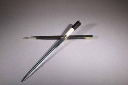 Stylet Corse Manche En ébène Et Cerf 89 - Knives/Swords