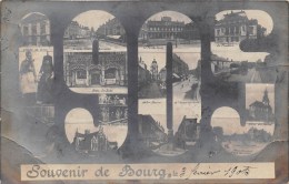 01-SOUVENIR DE BOURG 1905 CARTE PHOTO MULTIVUES - Otros & Sin Clasificación