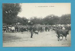 CPA 7 - Métier Maquignons Le Marché Aux Bestiaux Bovins VILLIERS-BOCAGE 14 - Sonstige & Ohne Zuordnung