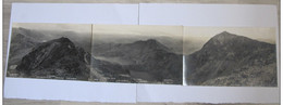 Pays De Galles - Massif Snowdon - Lot De 3 CPSM Formant Une Image Panoramique - Scans Recto-verso - Caernarvonshire