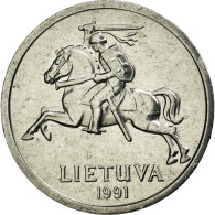 Monnaie, Lithuania, Centas, 1991, TTB, Aluminium, KM:85 - Lituanie