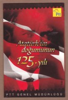 AC  -  TURKEY PORTFOLIO FDC 2006 - 125TH ANNIVERSARY OF ATATURK'S BIRTHDAY SPECIAL NUMBERED IMP. S/S MNH 19 MAY 2006 - Hojas Bloque