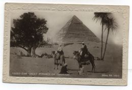 Egypt PYRAMIDS POSTCARD - Pyramides