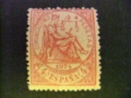 ESPAÑA SPAIN ESPAGNE 1874 4 PESETAS Carmin  FALSO POSTAL Tipo I Graus Edifil Nº 151 F Yvert Nº 149  Ver Fotos - Nuovi