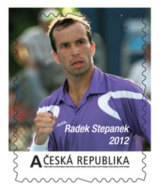 Czech Rep. / My Own Stamps (2013) 0160: Czech Tennis (1893-2013) 120 Years; Radek Stepanek (2012) - Nuevos