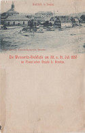 Litho AK Hochfluth Freital Deuben Weisseritz Hochwasser Flut 1897 Plauenscher Grund Bei Dresden Plauen Löbtau - Freital