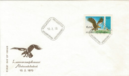 F D C    LUONNONSUOJELUVUOSI   NATURVARDSARET   1970 - Storia Postale