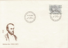 F D C     ALEKSIS  KIVI   1834-1872        1984 - Covers & Documents