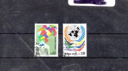 NATIONS UNIES GENEVE 1991 N° 208 / 9 OBLITERE - Gebraucht