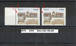 Variété De 2010 Neuf** Y&T N° 4444 Couleurs Décalées - Unused Stamps