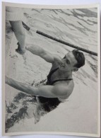 VIGNETTE JEUX OLYMPIQUES J.O BERLIN OLYMPIA 1936 PET CREMER DUSSELDORF BILD 82 NATATION SCHWIMMEN - Trading-Karten