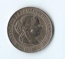 2½ Centimos 1867 De Escudo Isabelle II - Provinciale Munten