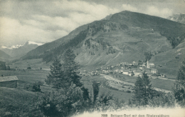 CH SPLUGEN / Splügen-Dorf Mit Dem Rheinwaldhorn / - Rheinwald