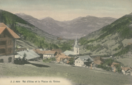 CH VAL D'ILLIEZ / Val D'Illiez Et La Plaine Du Rhône / CARTE COULEUR - Val-d'Illiez 