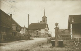 CH VILLARZEL / Vue Intérieure Et L'Eglise / - Villarzel