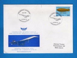 Svizzera - 1976 - Giornata Dell´Aerofilatelia . Aereo X FISA- CONCORDE.   Vedi Descrizione - First Flight Covers