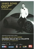 James Bond 007 : L'Exposition   -  Daniel Graig Et Son Aston Martin DB 10... - Carte Publicitaire - Turismo