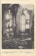 Campagne De L'Aisne 1914-16 - Interieur De L'Eglise De Craonnelle. - Craonne