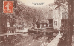 Le Moulin De Jarcy - Vue Sur Les îles - Carte Sépia - Water Mills