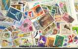 1000 TIMBRES COMMEMORATIFS MONDE ENTIER - Vrac (min 1000 Timbres)