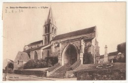 95 - JOUY-LE-MOUTIER - L'Eglise - Cartry 10 - 1934 - Jouy Le Moutier