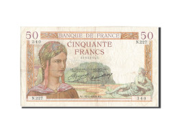 Billet, France, 50 Francs, 50 F 1934-1940 ''Cérès'', 1935, 1935-01-17, TB - 50 F 1934-1940 ''Cérès''