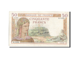 Billet, France, 50 Francs, 50 F 1934-1940 ''Cérès'', 1935, 1935-04-25, TB+ - 50 F 1934-1940 ''Cérès''