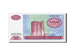 Billet, Azerbaïdjan, 100 Manat, Undated (1993), KM:18b, NEUF - Azerbeidzjan