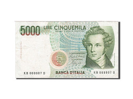 Billet, Italie, 5000 Lire, 1984-1985, 1985-01-04, KM:111b, TTB+ - 5000 Liras