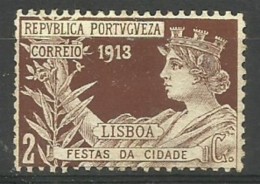 PortuGaL - 1913 Lisbon Tax Stamp (telegraph} 2c Unused No Gum  Mi T26  Sc RA3t - Neufs