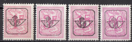 Belgio Lotto Overprint Preobliterato Lot. - Typografisch 1929-37 (Heraldieke Leeuw)