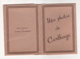 UNE POCHETTE EMBALLAGE VIDE DE PHOTOS DE CARTHAGE  TUNISIE - Material Und Zubehör