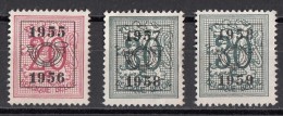 Belgio Lotto Overprint Preobliterato Lot. - Typo Precancels 1929-37 (Heraldic Lion)