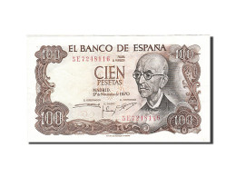 Billet, Espagne, 100 Pesetas, 1970-1971, 1970-11-17, KM:152a, TTB - 100 Pesetas