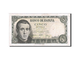 Billet, Espagne, 5 Pesetas, 1951, 1951-08-16, KM:140a, TTB+ - 5 Pesetas