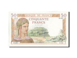 Billet, France, 50 Francs, 50 F 1934-1940 ''Cérès'', 1935, 1935-02-21, TTB+ - 50 F 1934-1940 ''Cérès''