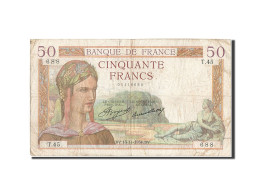 Billet, France, 50 Francs, 50 F 1934-1940 ''Cérès'', 1934, 1934-11-15, TB - 50 F 1934-1940 ''Cérès''