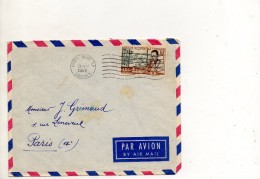 AFRIQUE OCCIDENTALE FRANCAISE ENVELOPPE DU 13 AOUT 1956 DE PORTO NOVO POUR NOGENT LE ROTROU - Briefe U. Dokumente