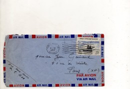 AFRIQUE OCCIDENTALE FRANCAISE ENVELOPPE DU 2 SEPTEMBRE 1957 DE PORTO NOVO POUR PARIS - Cartas & Documentos