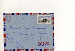 AFRIQUE OCCIDENTALE FRANCAISE ENVELOPPE DU 23 SEPTEMBRE 1957 DE DAKAR POUR PARIS - Briefe U. Dokumente