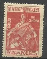 PortugaL - 1915 Charity Stamp 1c MH  Mi T27  Sc RA4 - Neufs