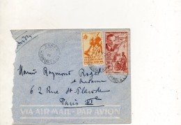 AFRIQUE OCCIDENTALE FRANCAISE ENVELOPPE DE 1949 DE DAKAR POUR PARIS - Briefe U. Dokumente